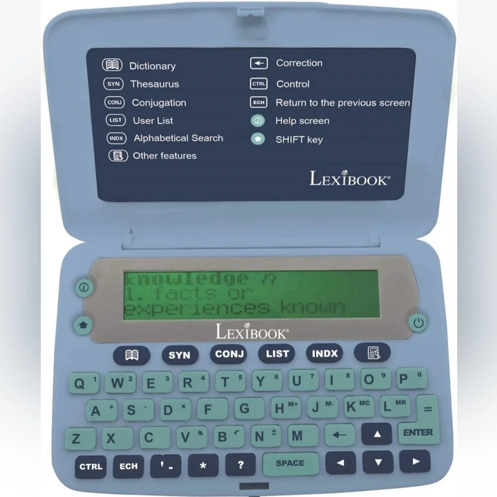LEXiBOOK D650EN The English Dictionary Definitions Thesaurus Grammar Spellcheck